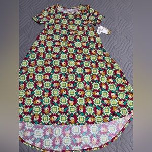 NWT LulaRoe Disney Carly dress, XXS, Donald Duck pattern